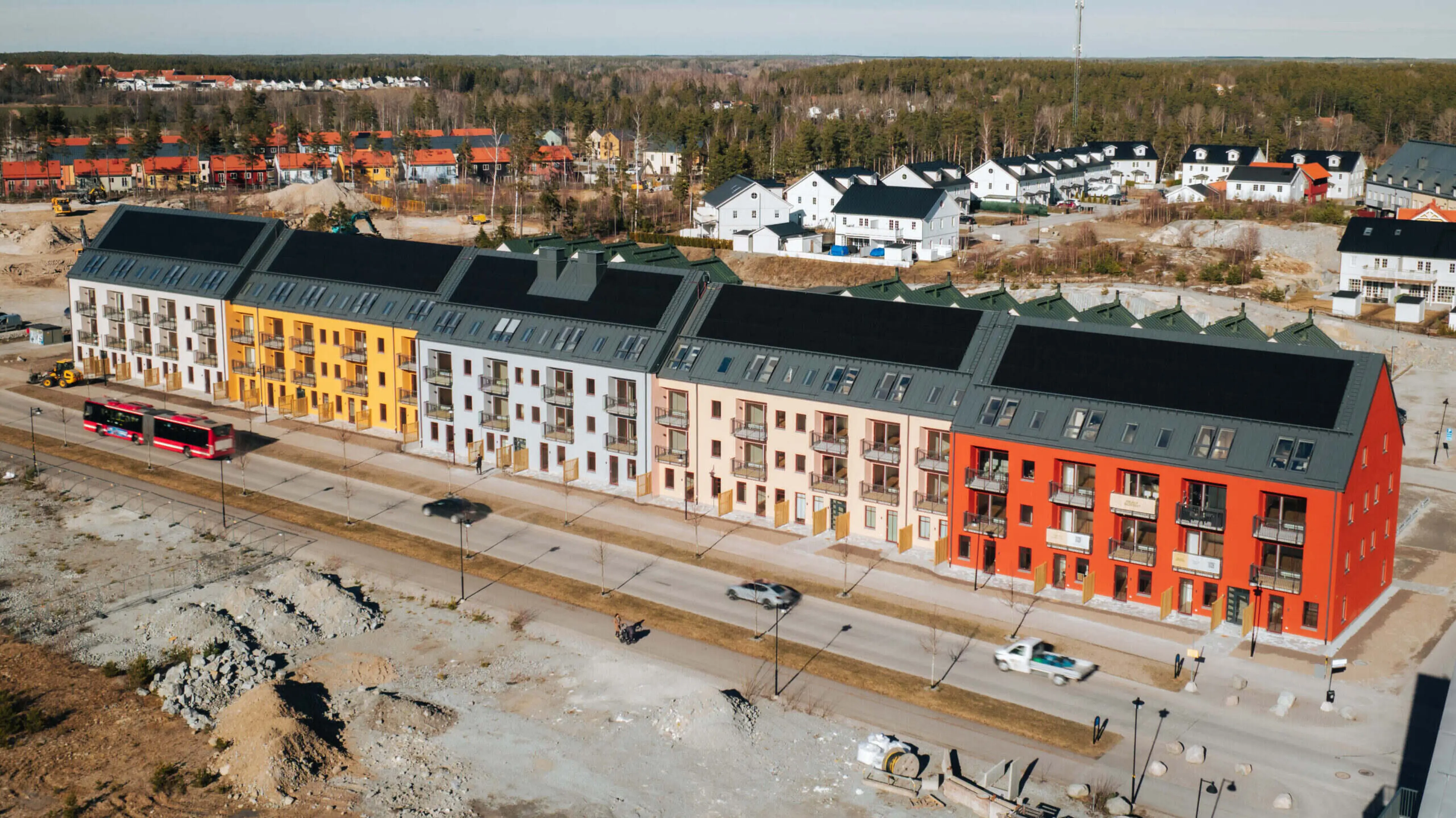 Flygbild över Trädgårdsmästeriet